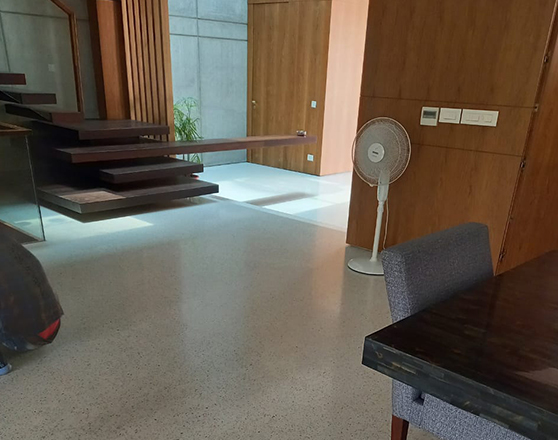 Terrazzo work at Private Residence, Gurgaon